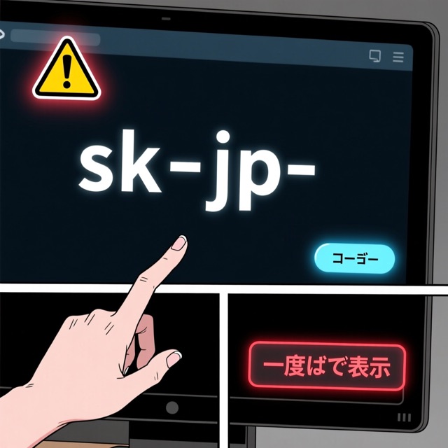 キーを安全に控える